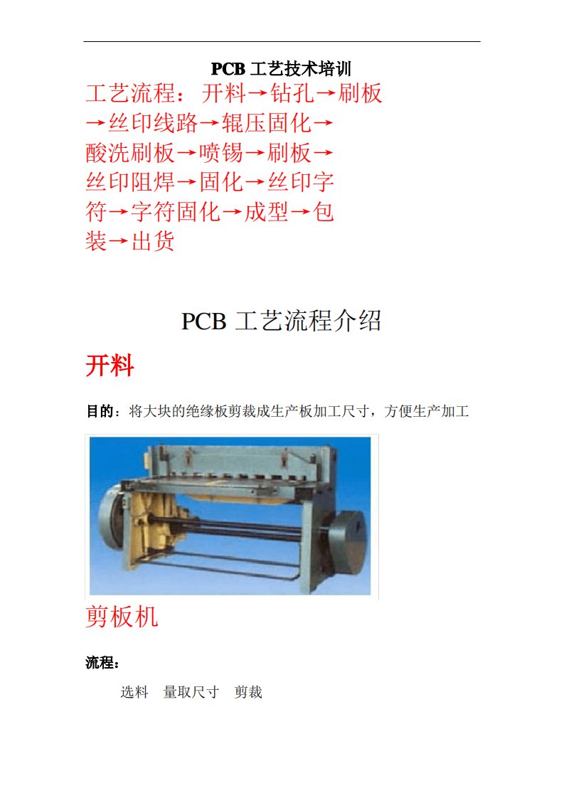 PCB工艺技术培训