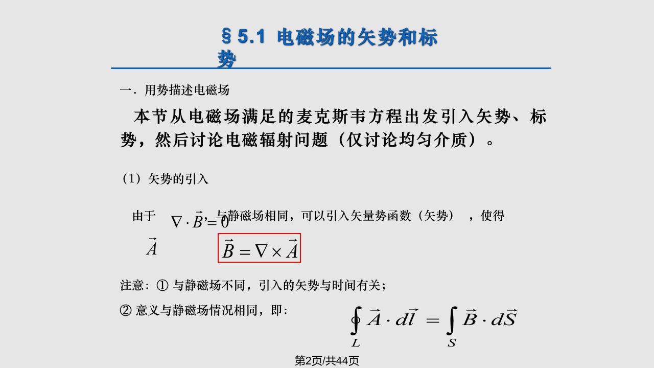 物理电动力学chapter