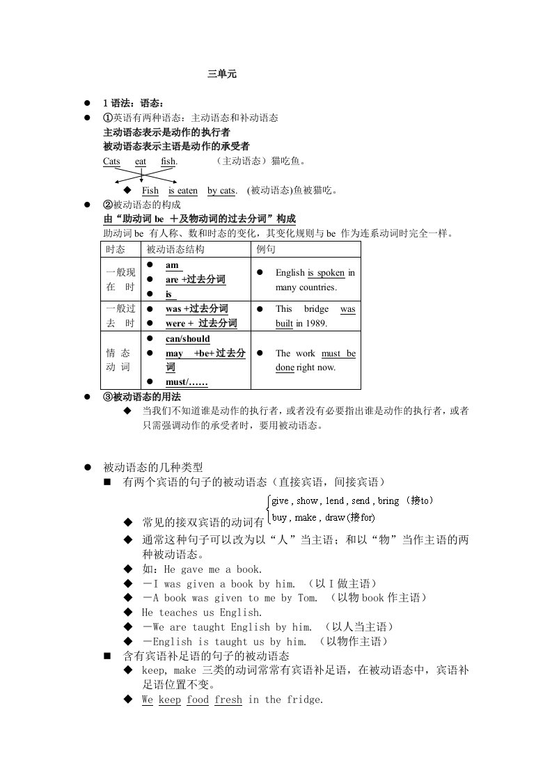 新目标英语九年级第三单元学案笔记