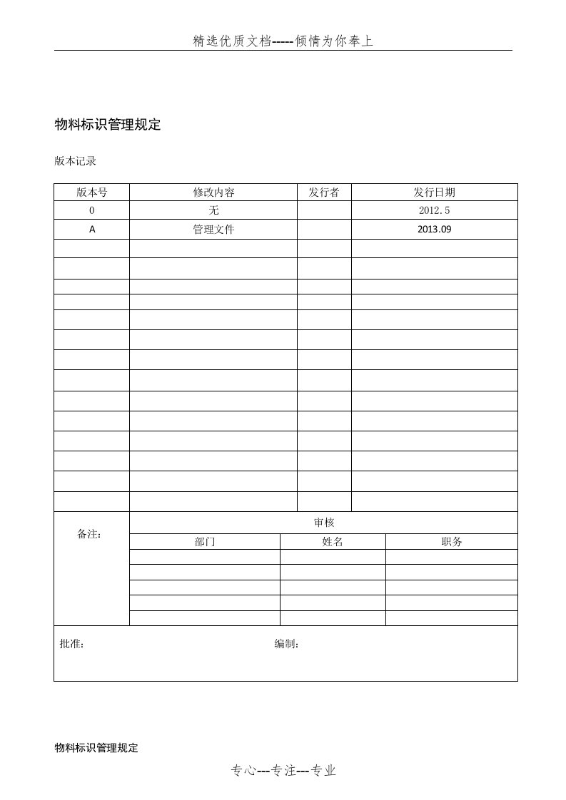 物料标识管理规定(共4页)