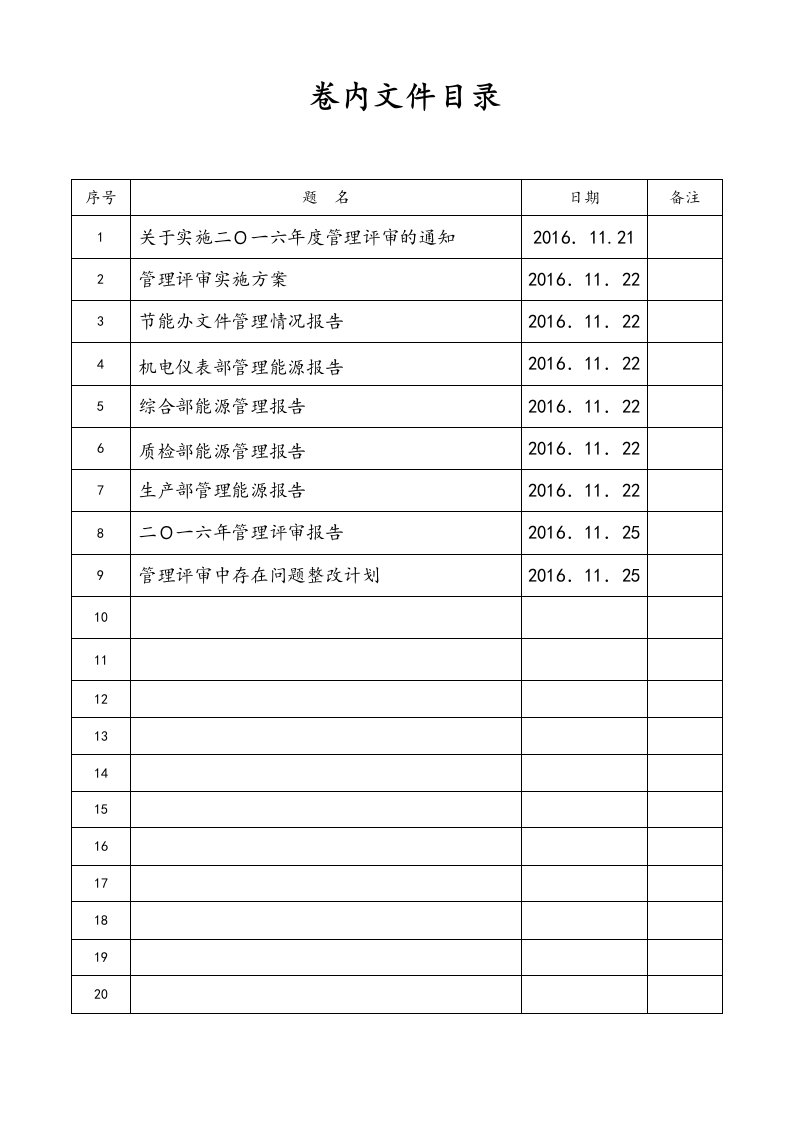 能源管理评审报告