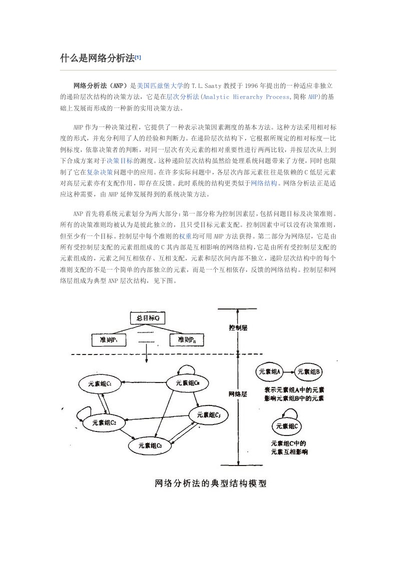 网络分析法