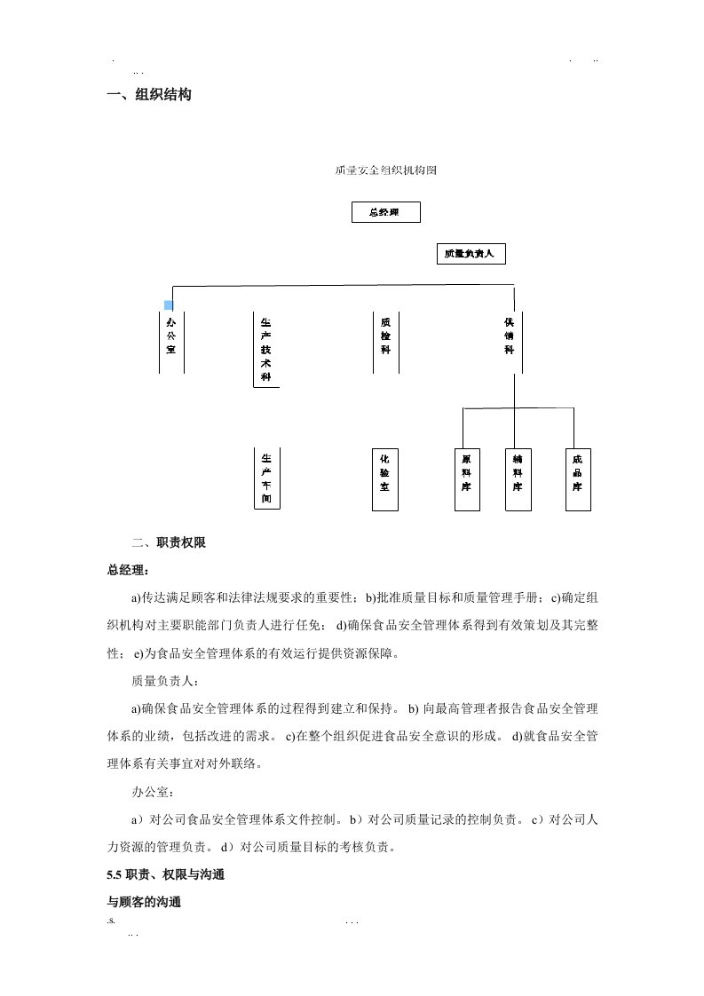 饲料质量管理体系手册