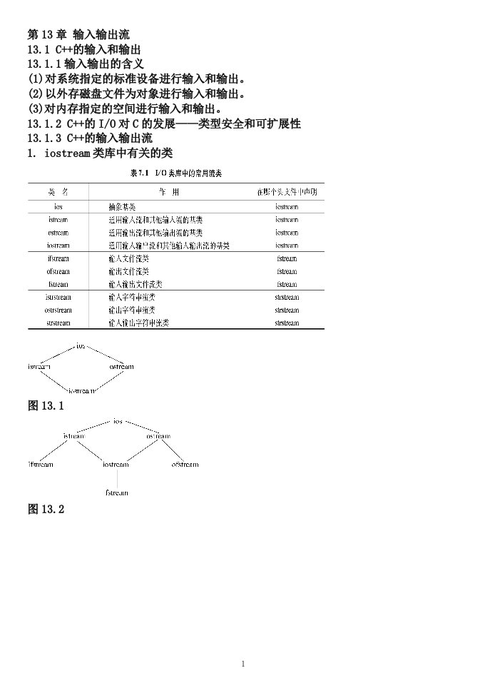 c++课件第十三章输入输出流(1)