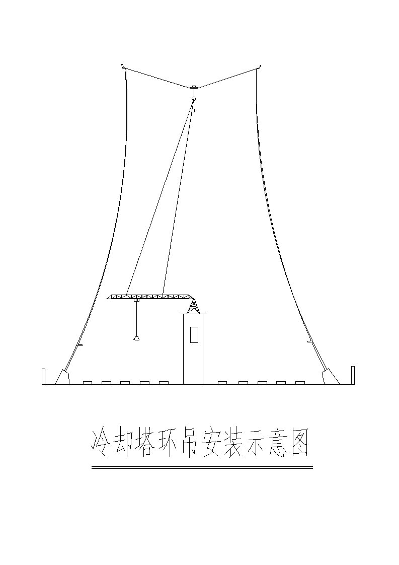 冷却塔环吊施工工法