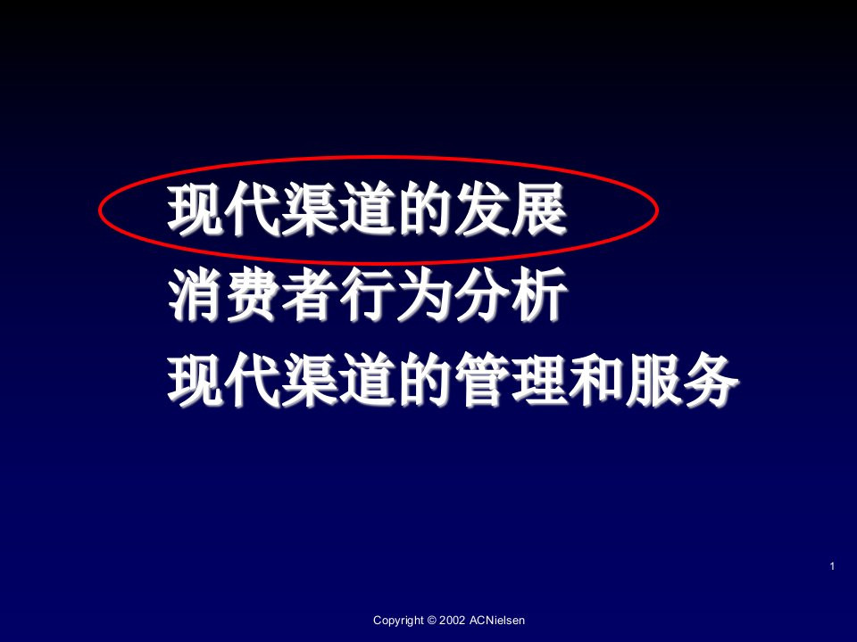 现代渠道发展及消费者行为分析