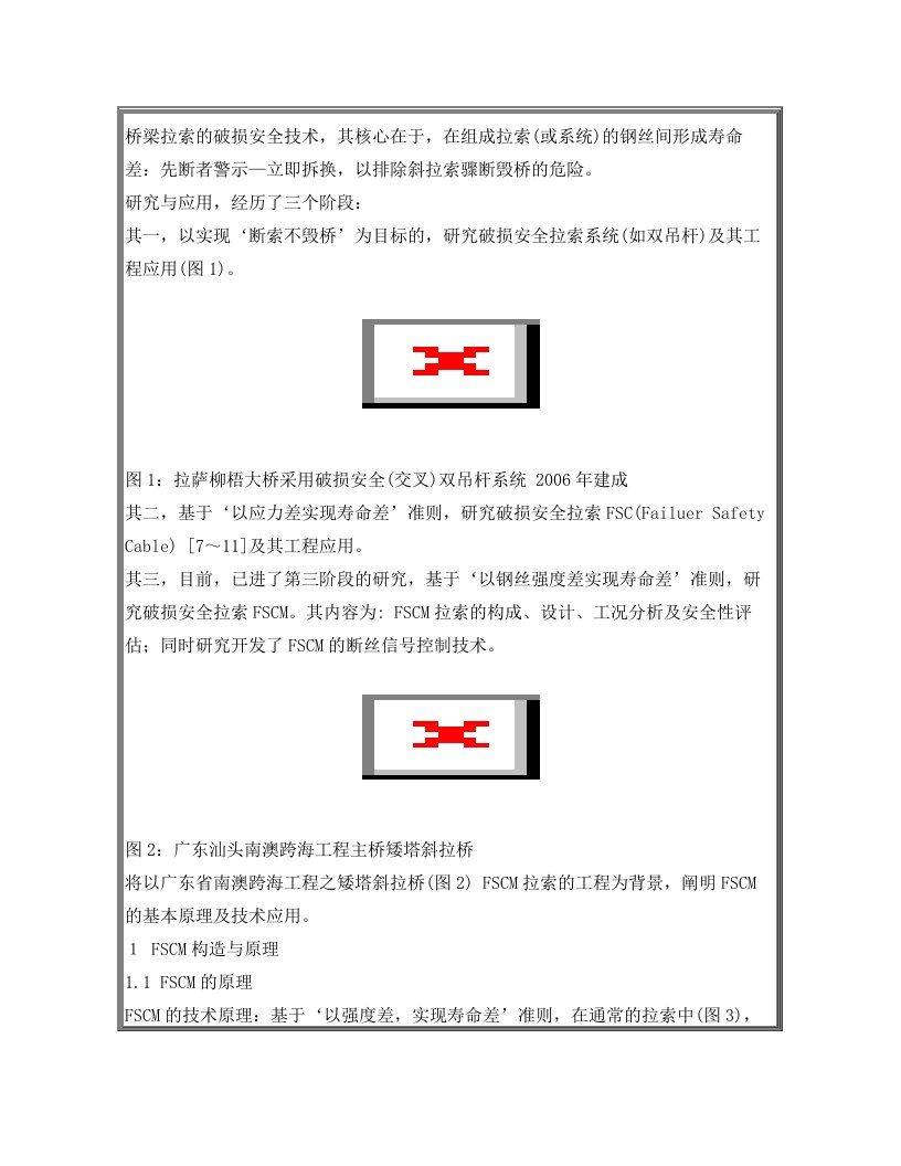 南澳岛跨海大桥斜拉索的破损安全技术应用