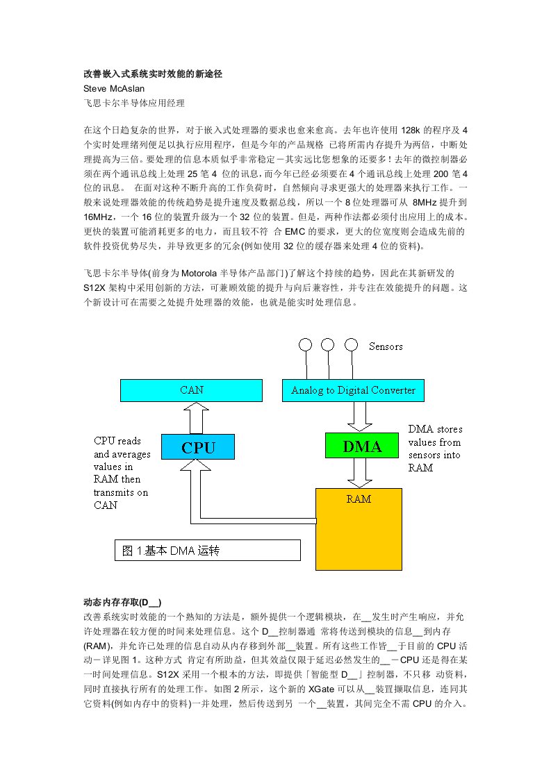 改善嵌入式系统实时效能的新途径