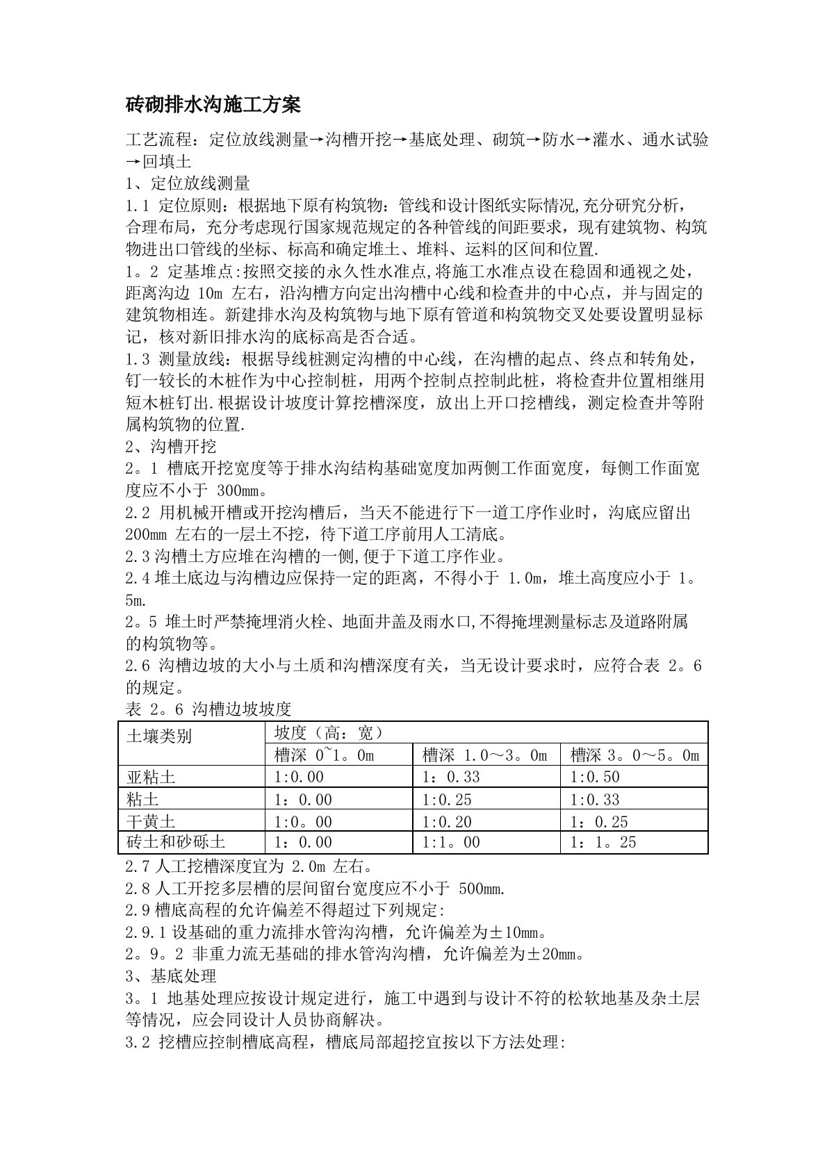 砖砌排水沟施工方案-03