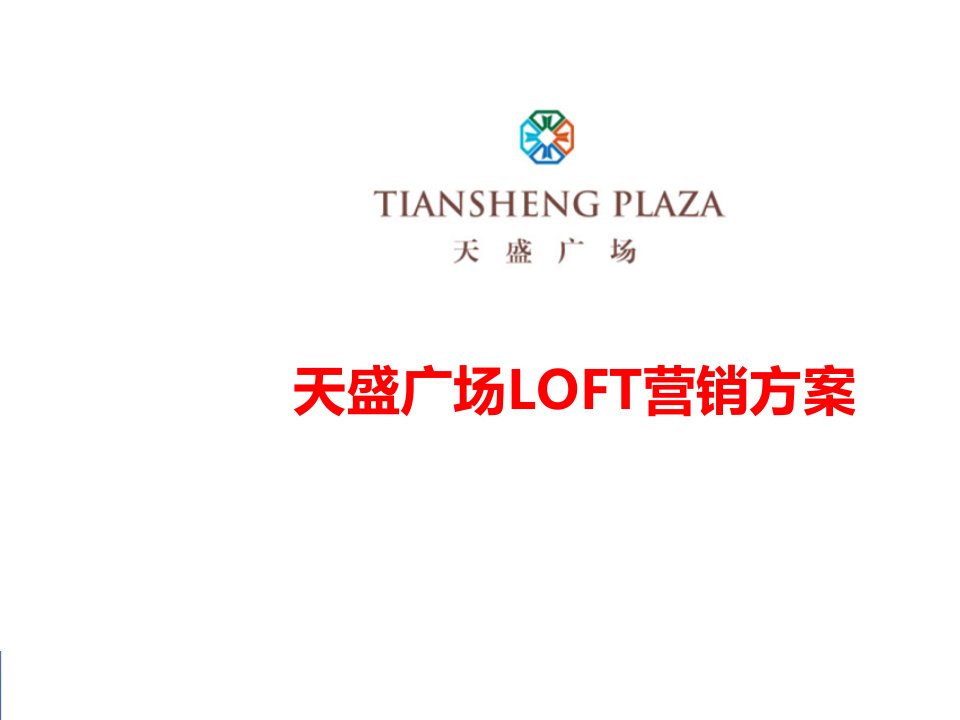 天盛广场LOFT精装公寓项目营销策划报告最终