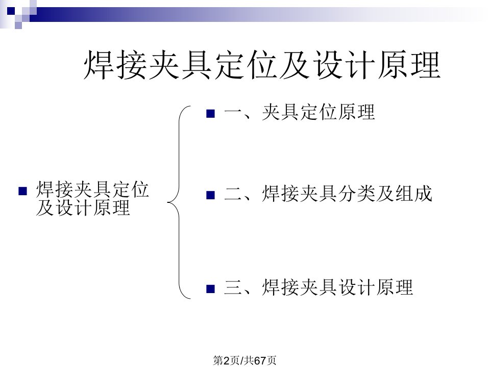 焊装夹具的设计结构制造培训