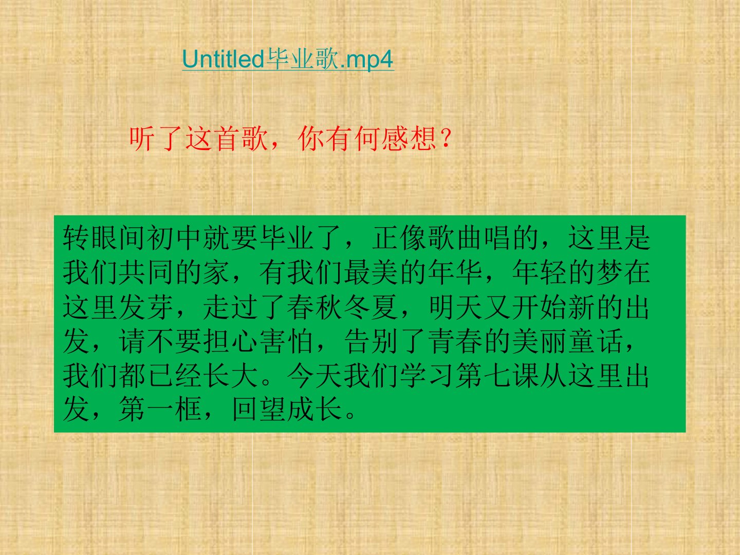 初中九年级道德与法治下册