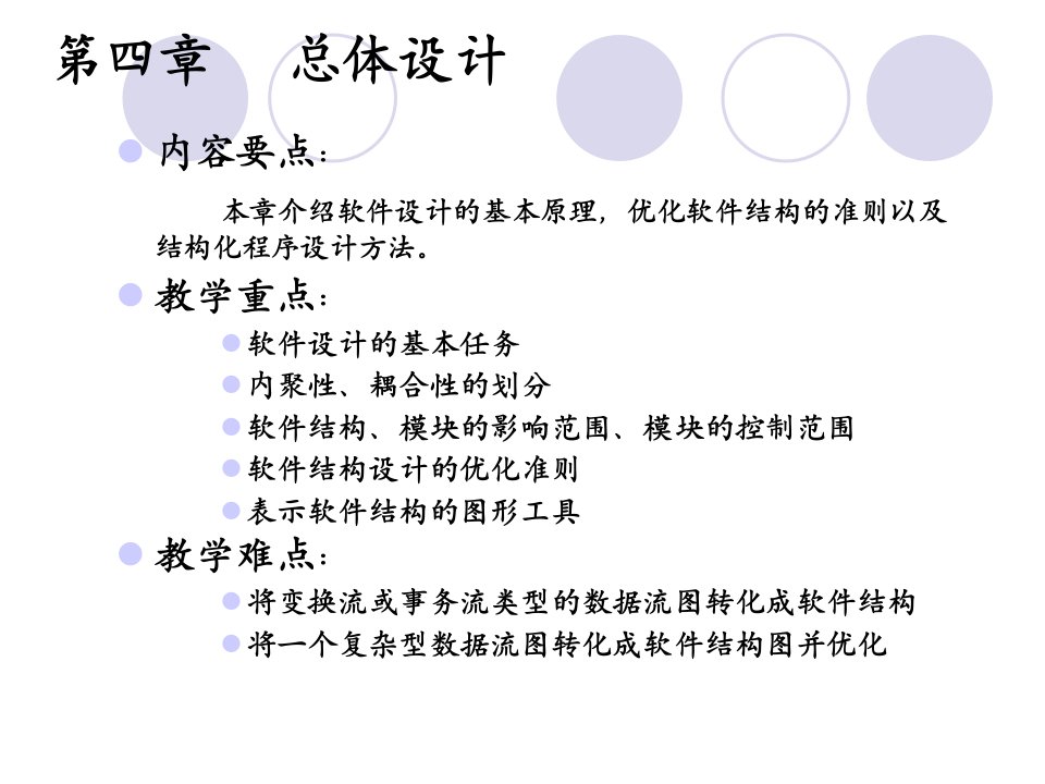 软件工程ppt04概要设计课件