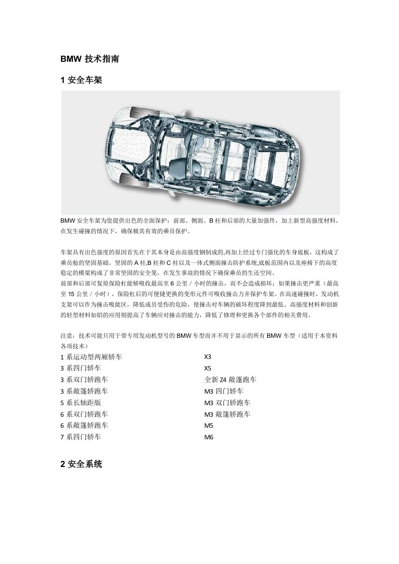 最全最新BMW宝马汽车技术指南