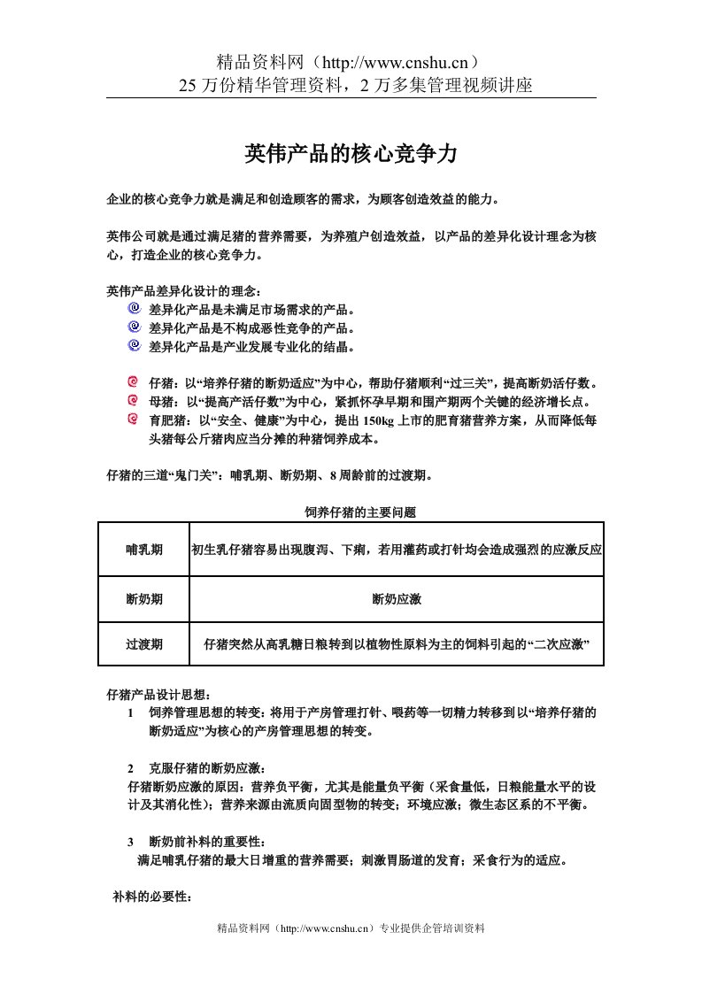 英伟产品的核心竞争力