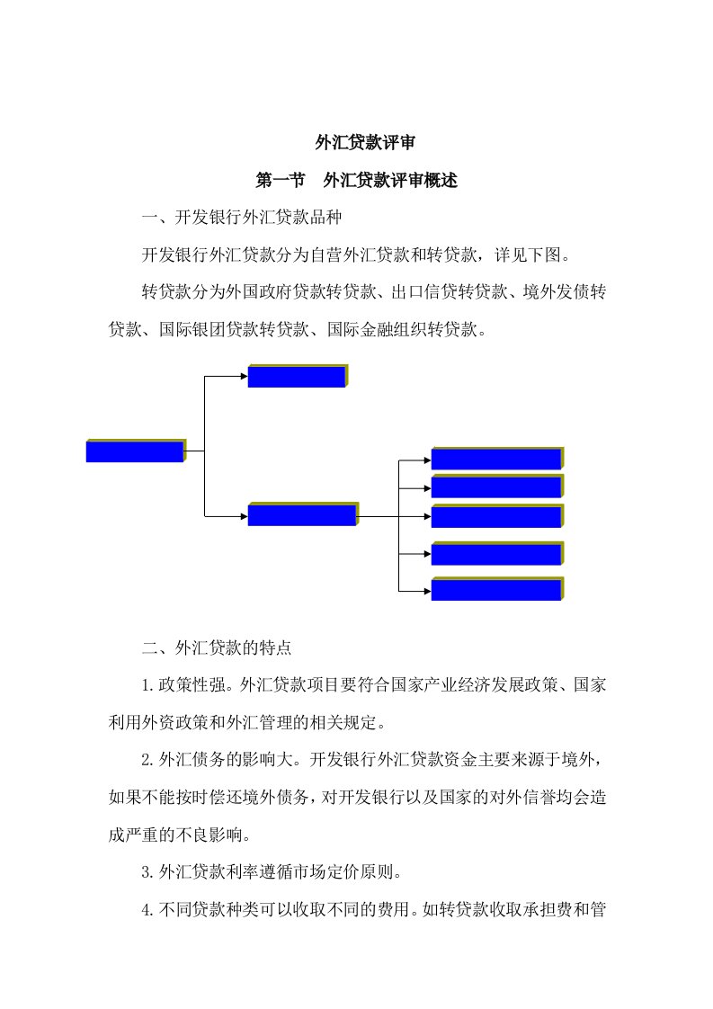 推荐-外汇贷款业务评审