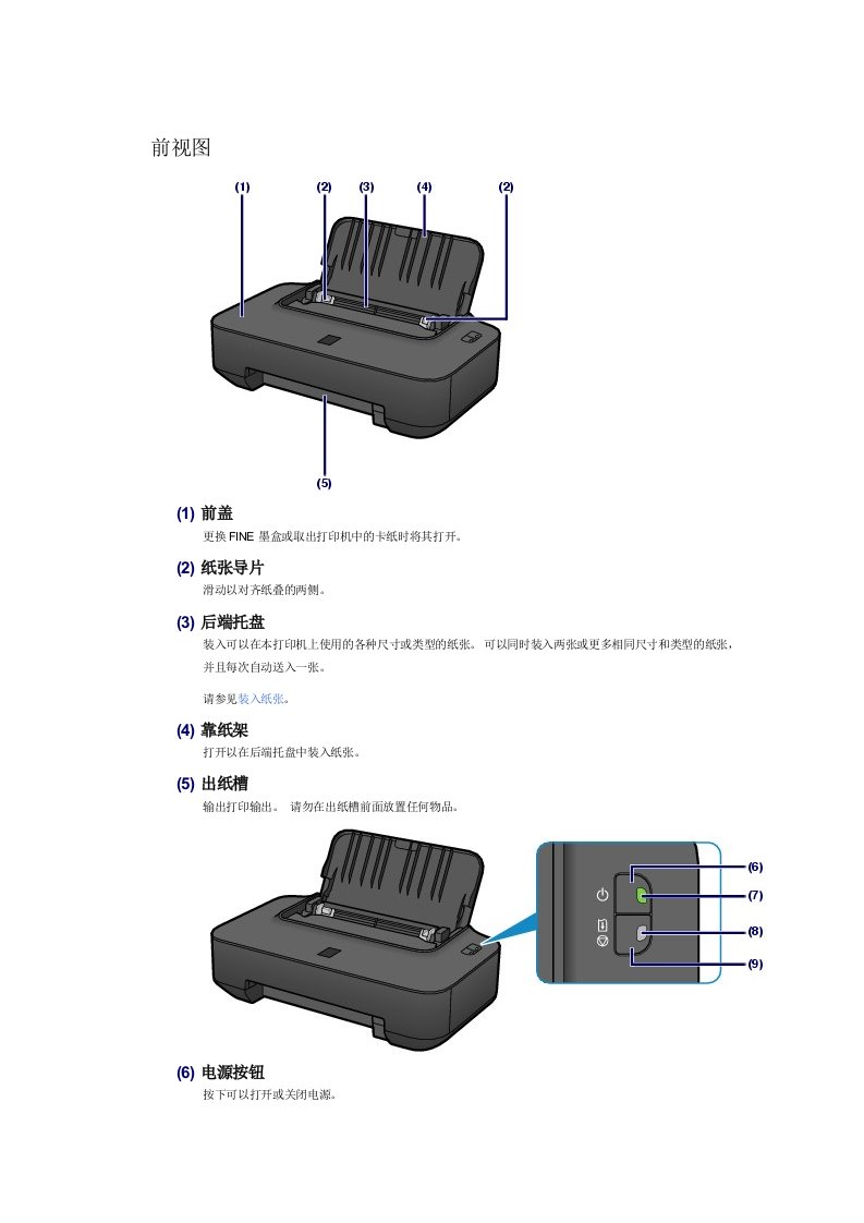 佳能ip2700打印机说明