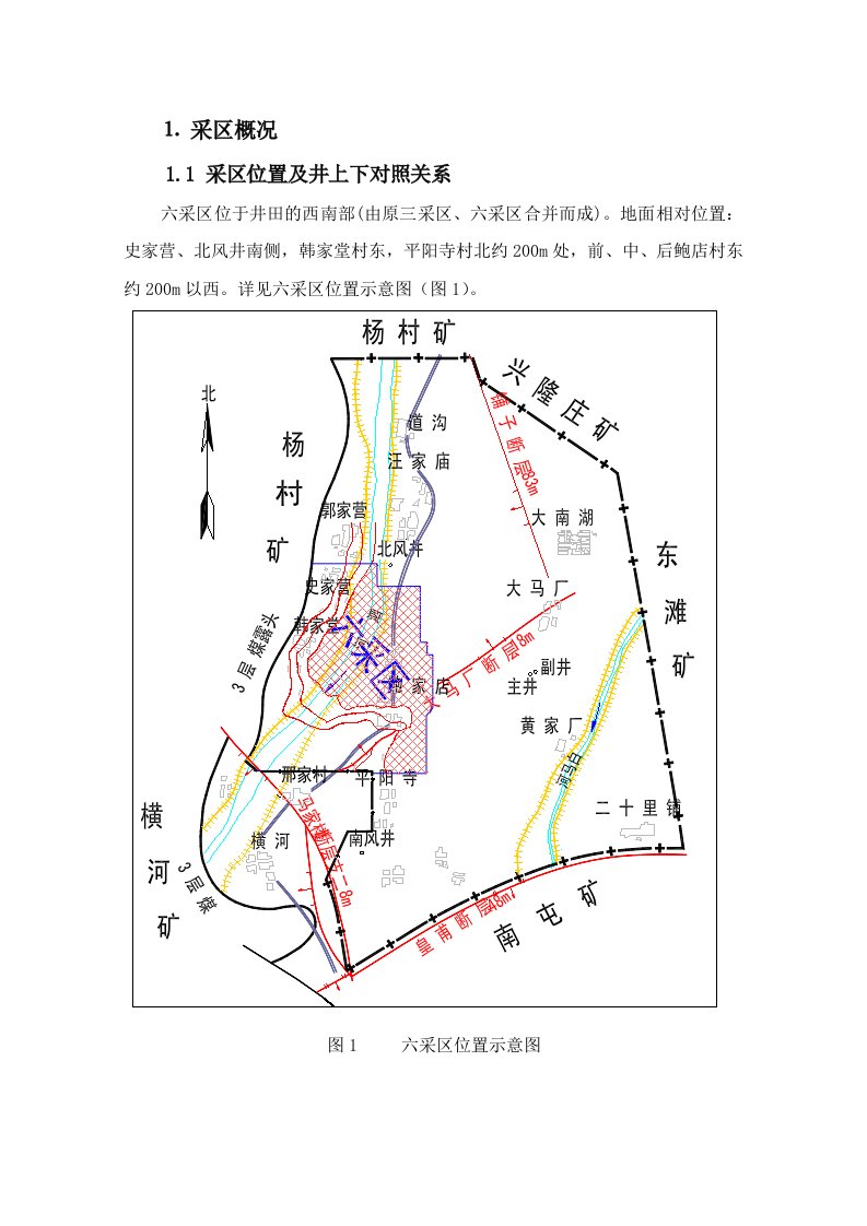 鲍店煤矿六采区地质说明书