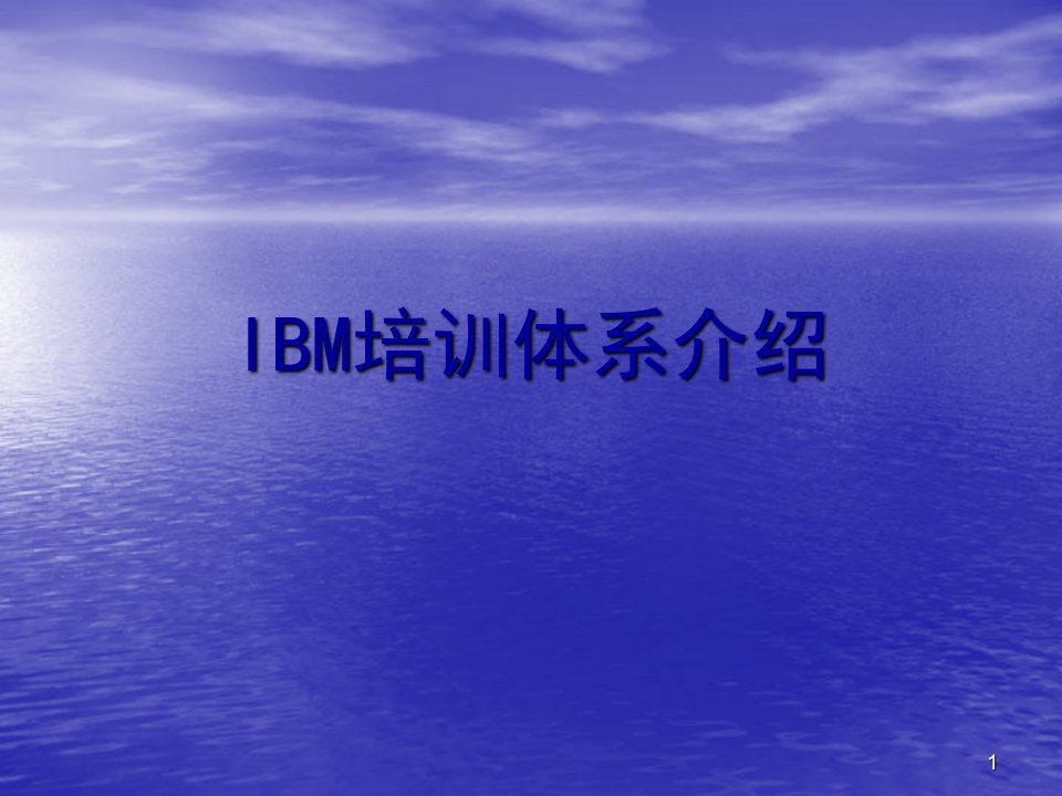 《IBM培训体系介绍讲解课程课件》(37页)