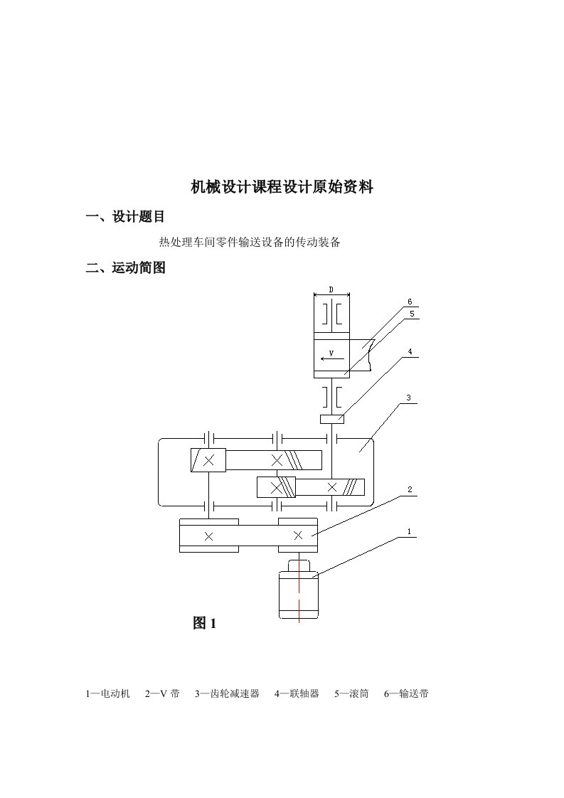 机械设计课程设计二级直齿圆柱齿轮减速器设计说明书