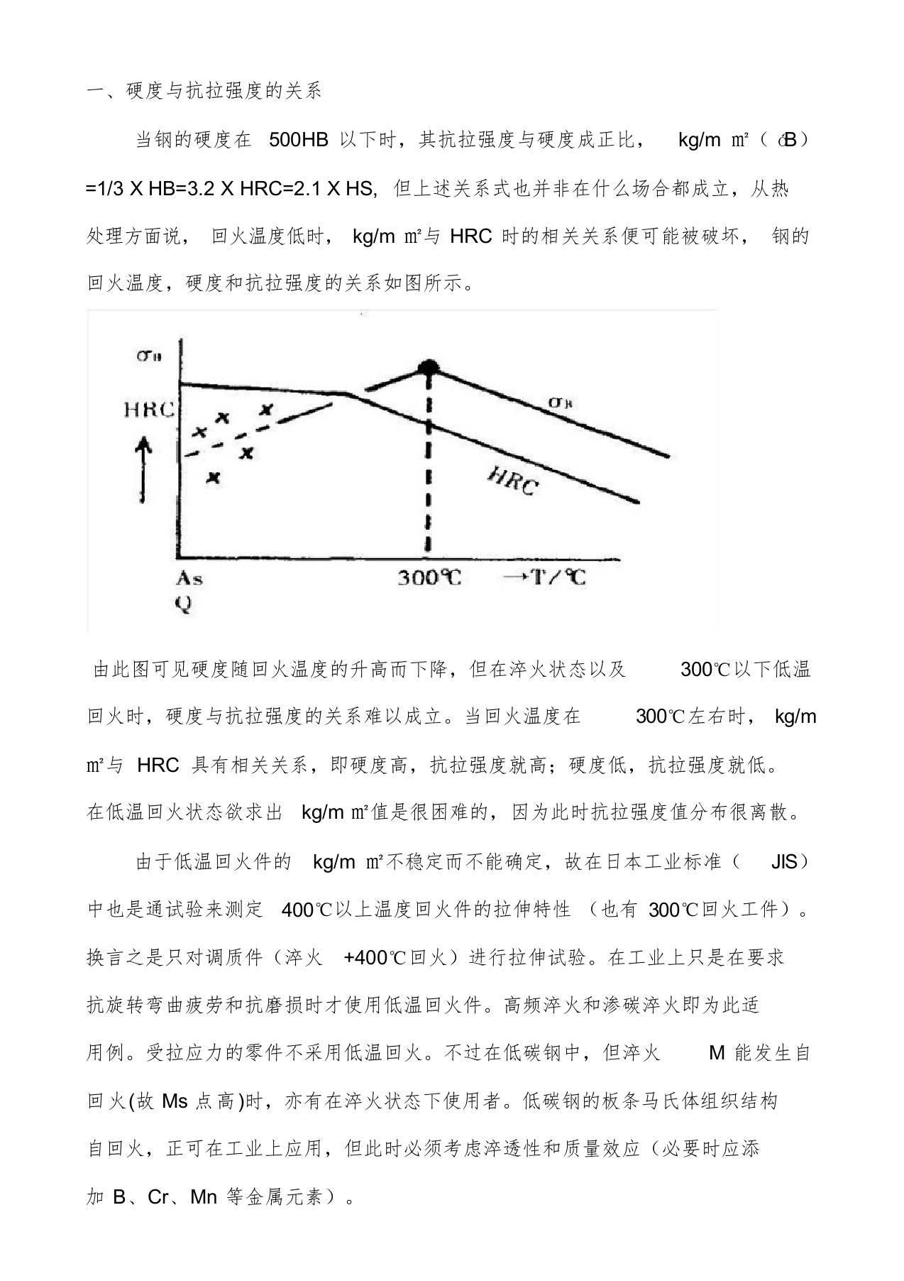 (完整版)硬度与抗拉强度的关系对照表