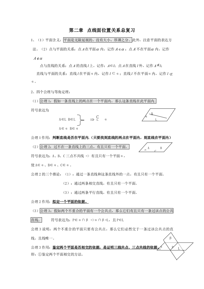 2023年数学必修知识点小结及典型习题