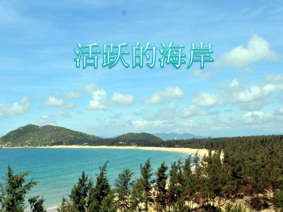 活跃的海岸