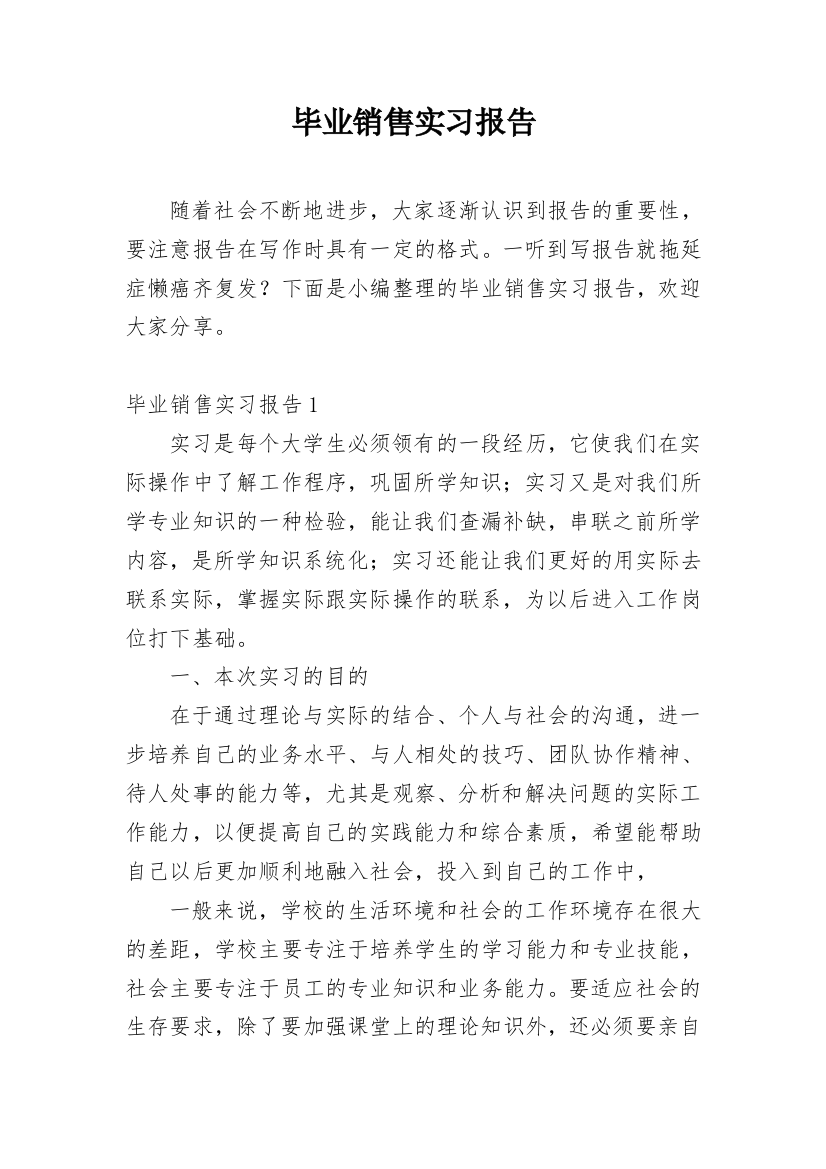 毕业销售实习报告_16