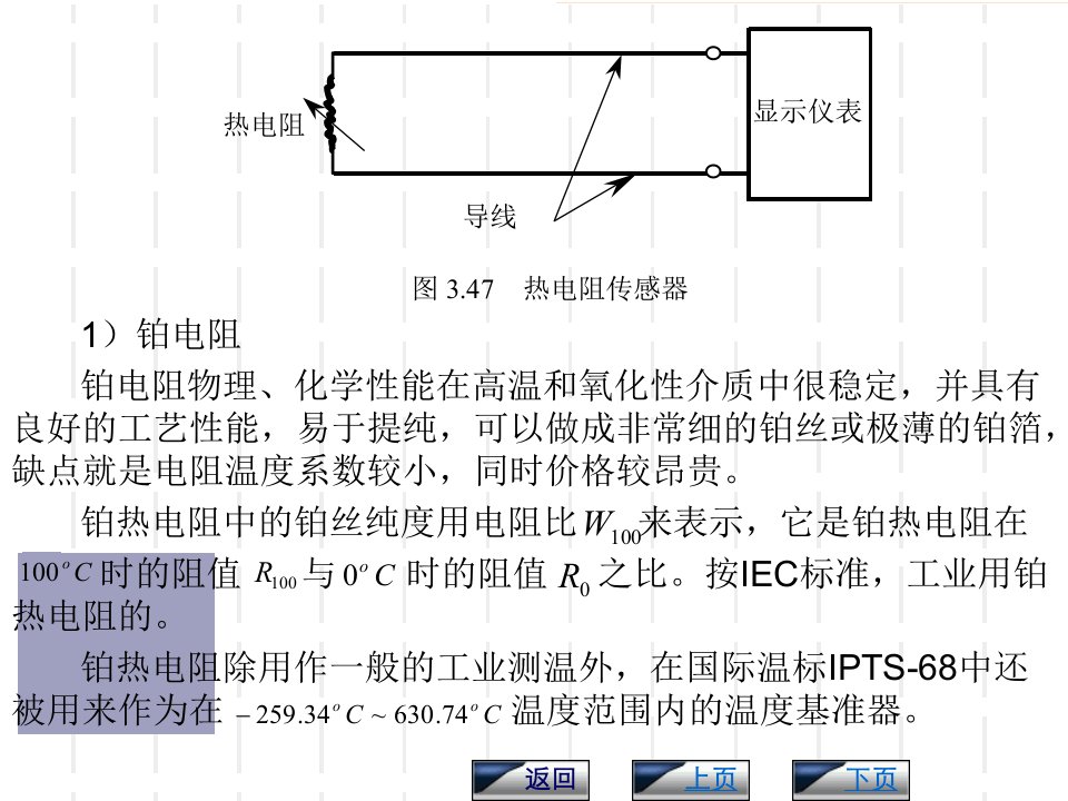 热电阻式传感器原理ppt课件