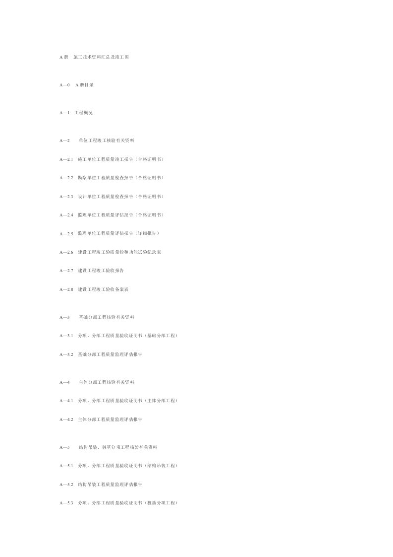 精选工程施工技术资料汇编