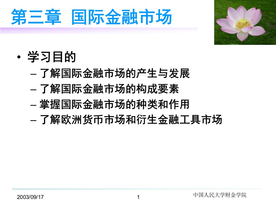 国际金融学课件PPT3