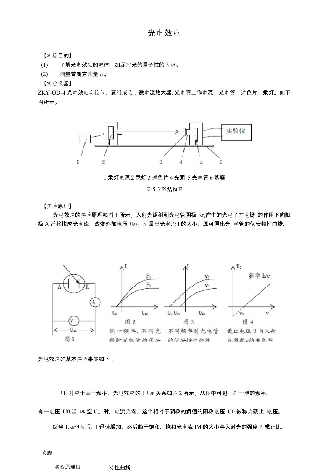 光电效应实验报告