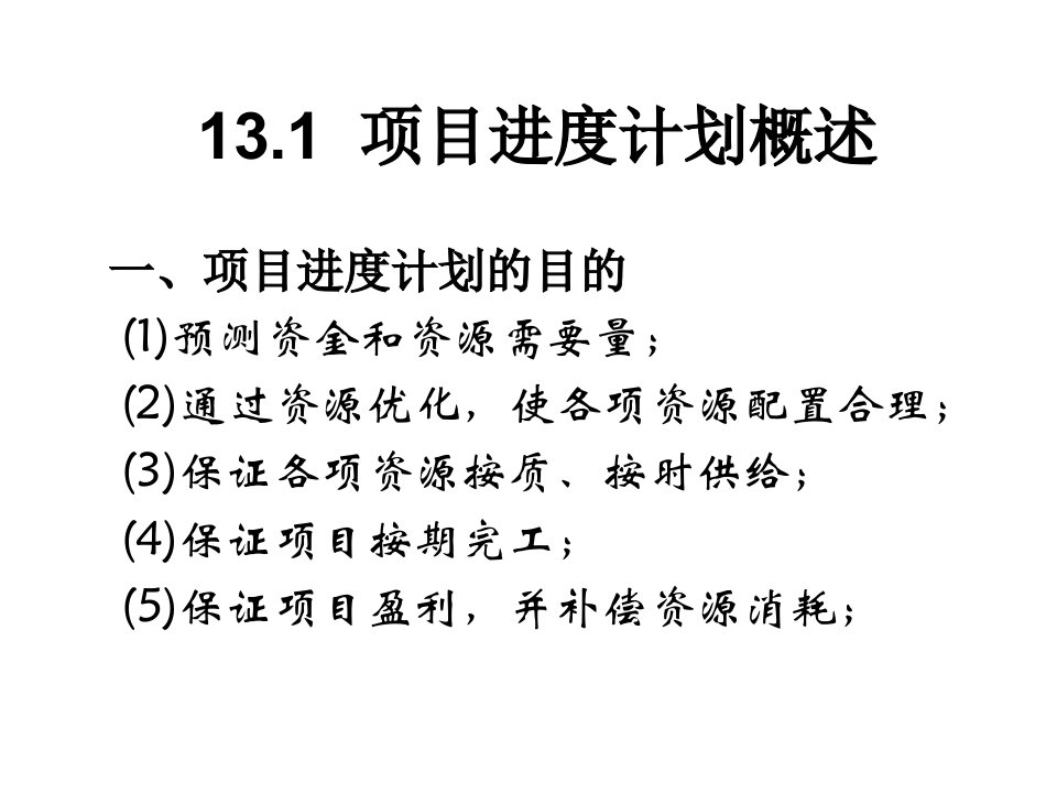 D13项目进度控制