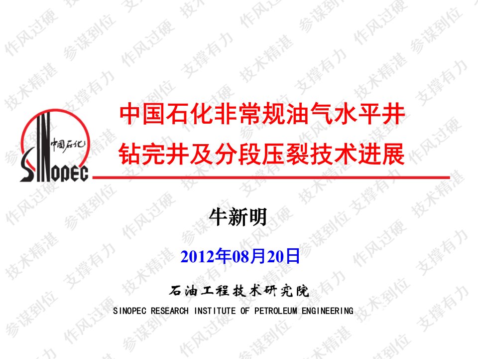 中国石化非常规油气水平井钻完井及分段压裂技术进展