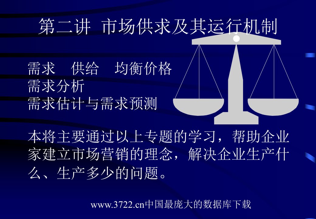 市场供求及其运行机制(ppt45)-销售管理