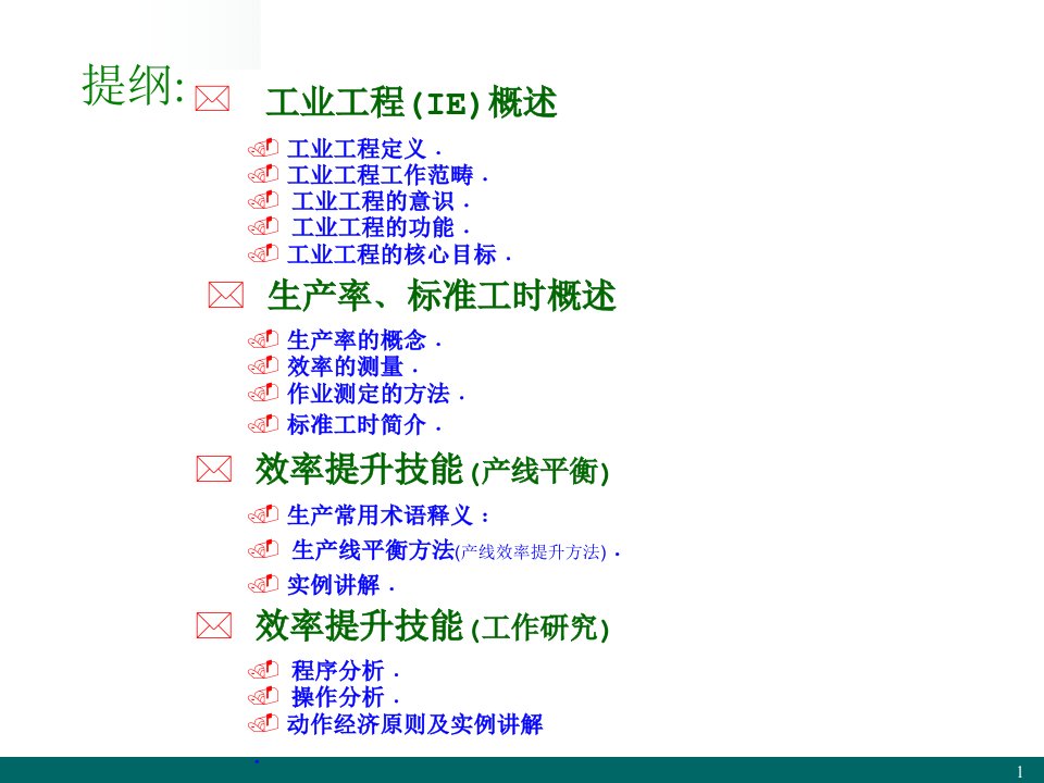 生产效率提升技能ppt89页