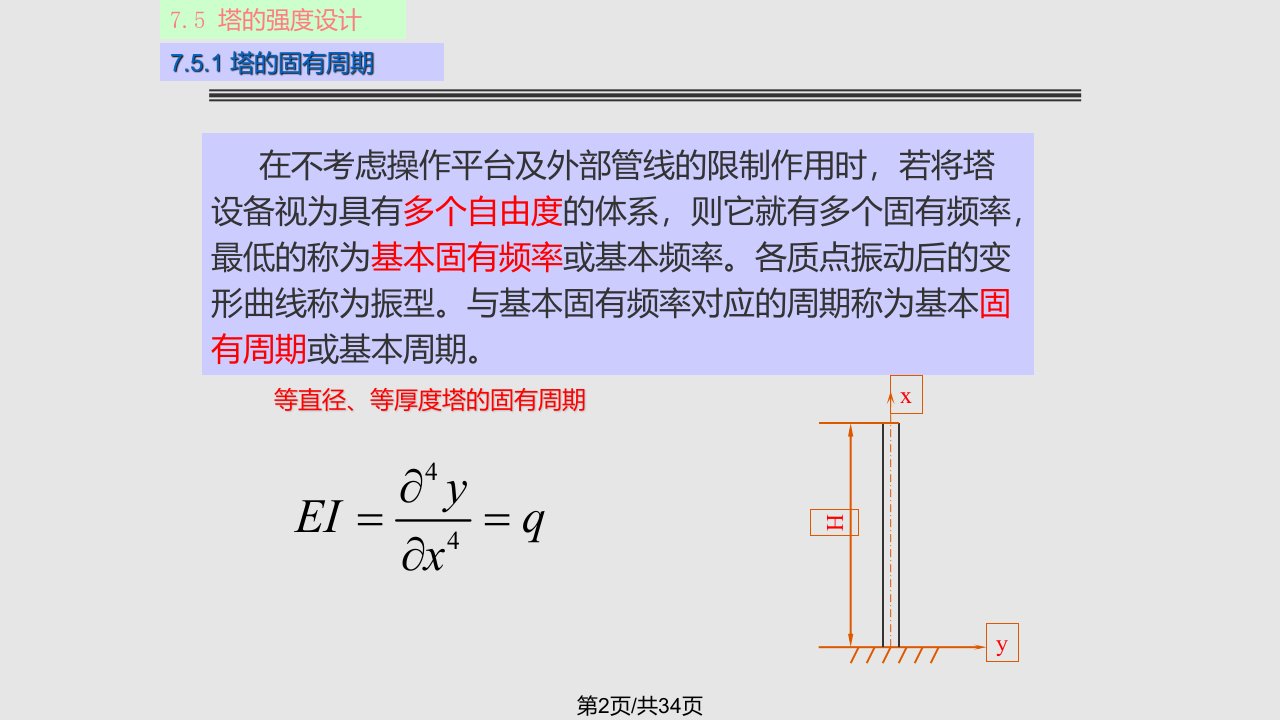 塔的强设计塔设备的振动文档资料