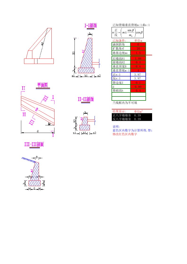 桥涵八字墙