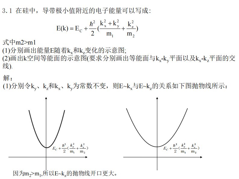 半导体物理习题课