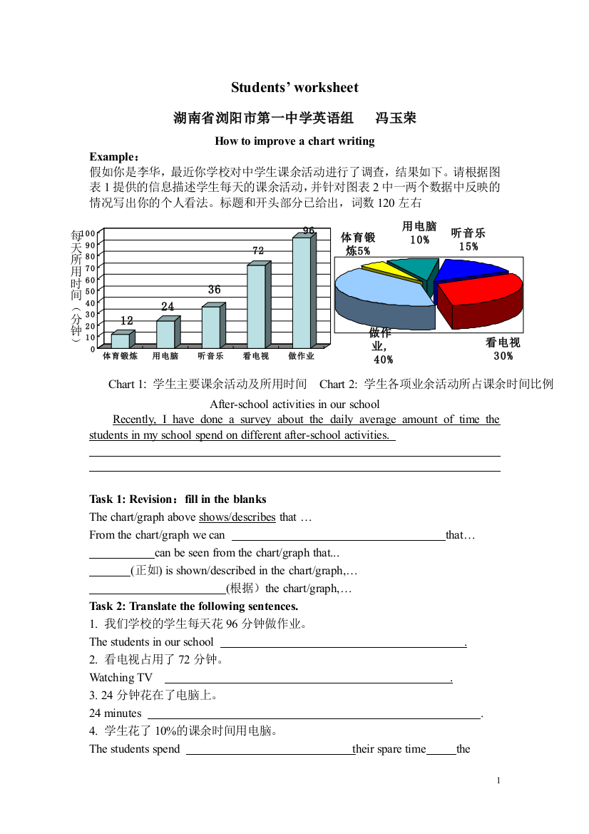 图表写作公开课（说明文稿）