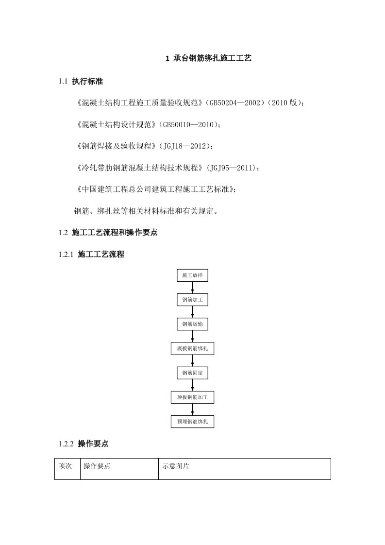 钢筋绑扎施工工艺