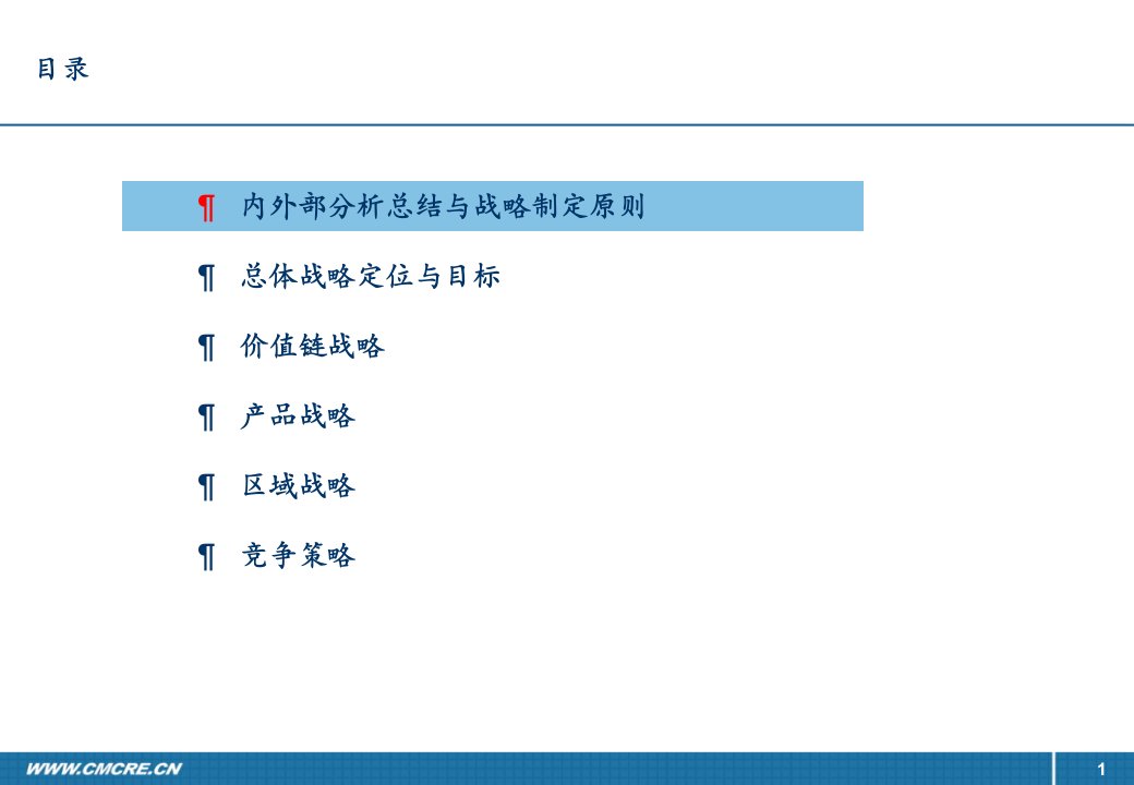 房地产战略规划报告