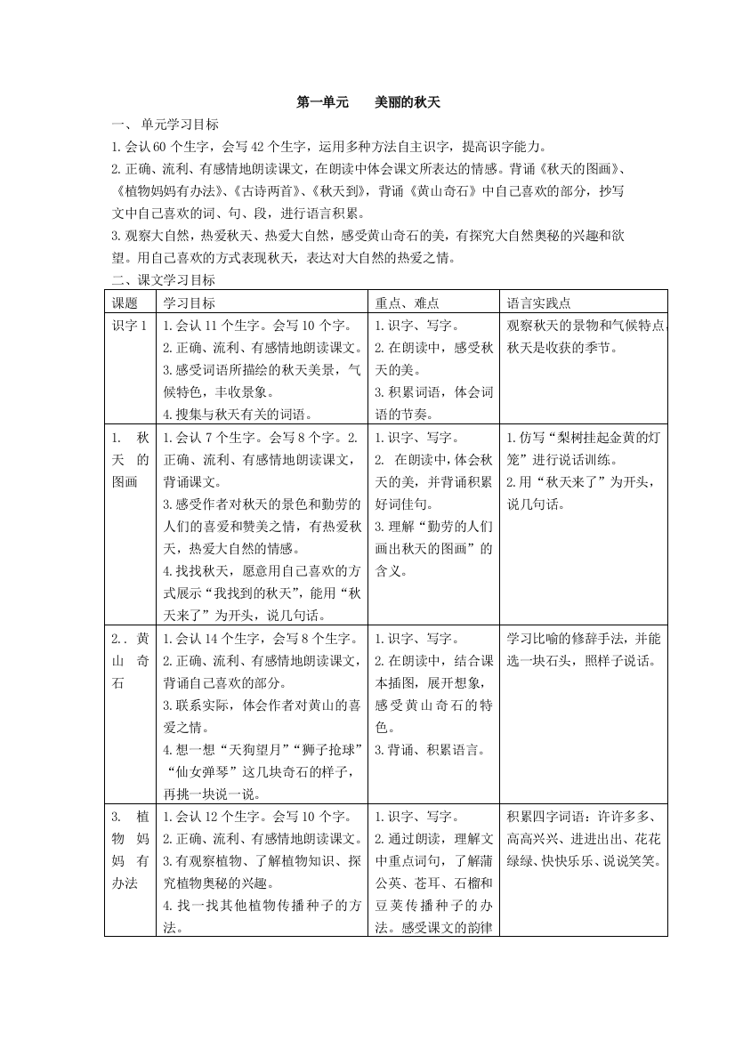 唐霞2年级上册语文教案