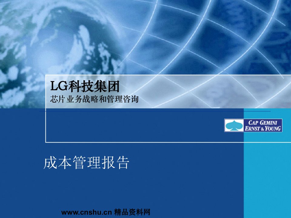 LG企业成本管理报告(PPT