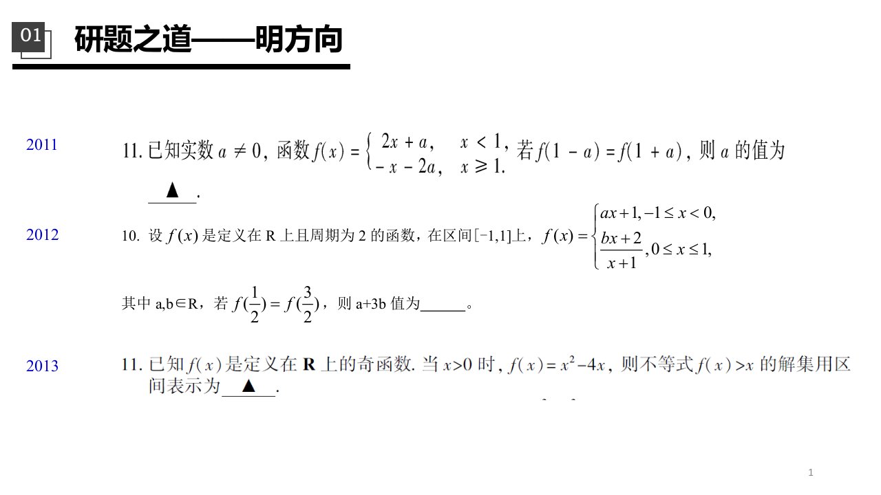 2020届江苏高考数学复习策略课件