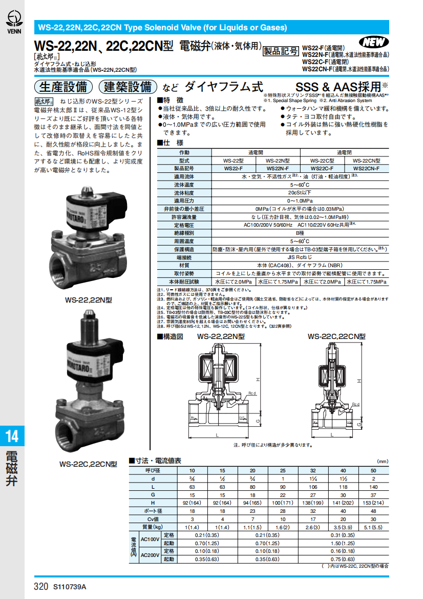 WS-22电磁阀、上海高桥机电阀门有限公司