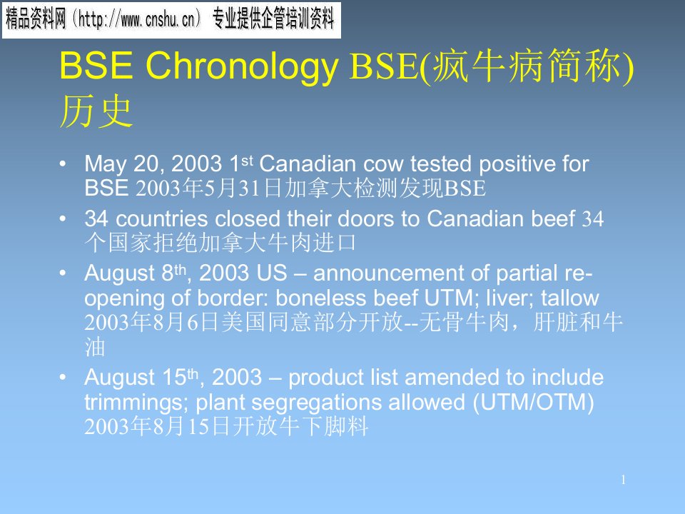 农业危机管理与疯牛病