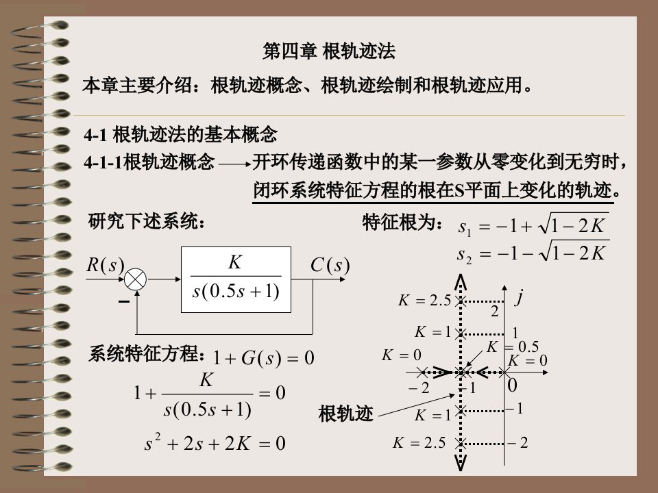 控制工程根轨迹法详解教程教学课件PPT