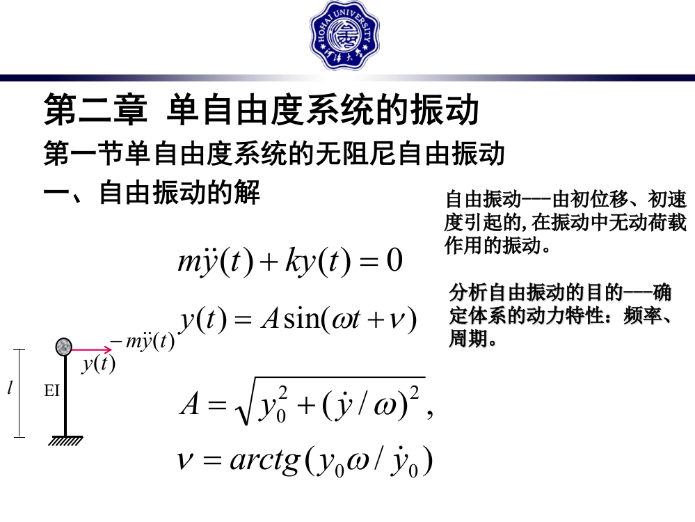 振动力学与结构动力学第二章1ppt课件