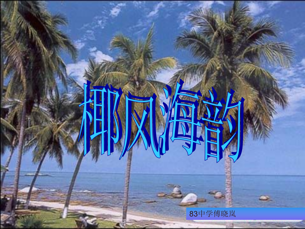 椰风海韵课件